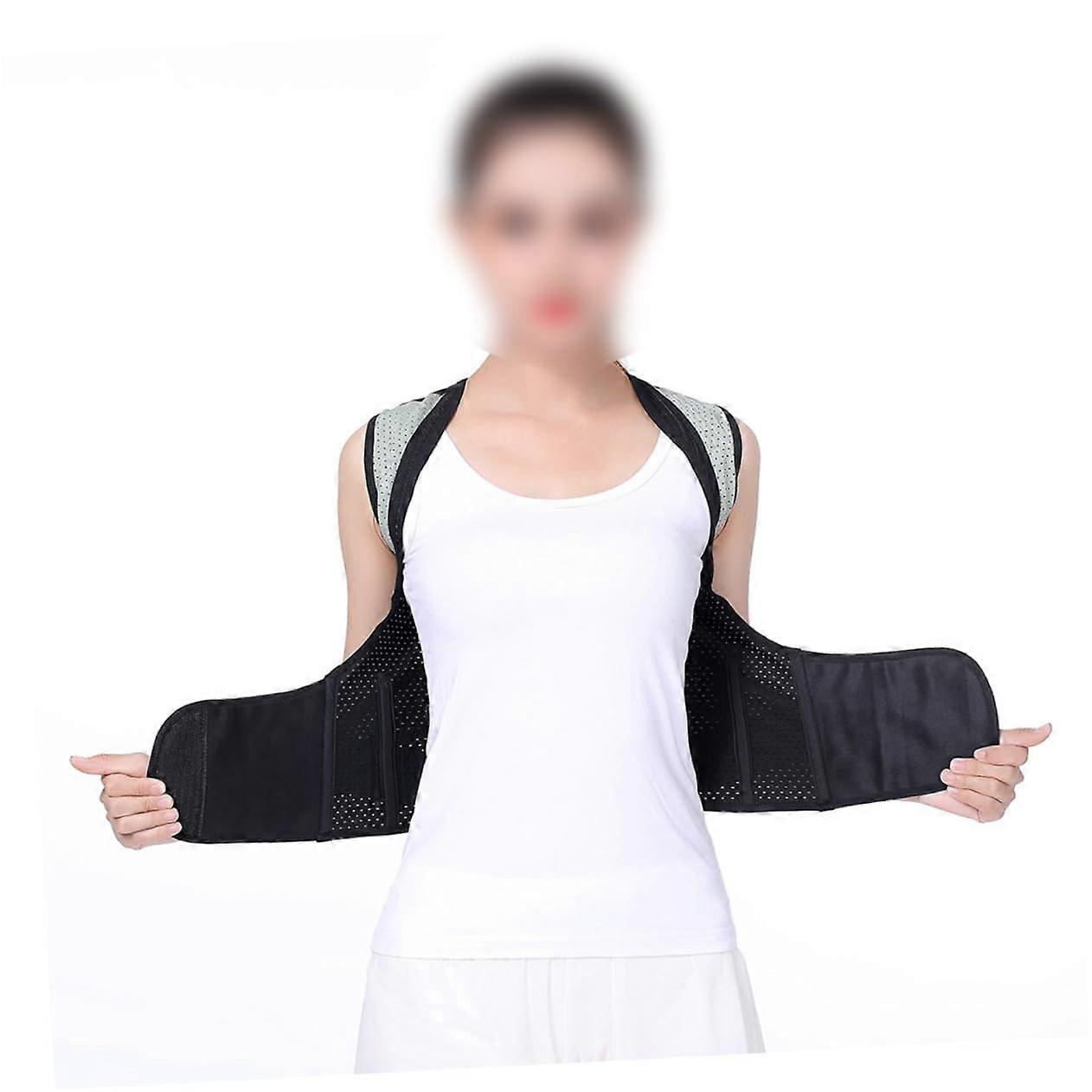 Hunchback Correction Belt Unisex Adjustable Size Breathable Material Posture Support Brace