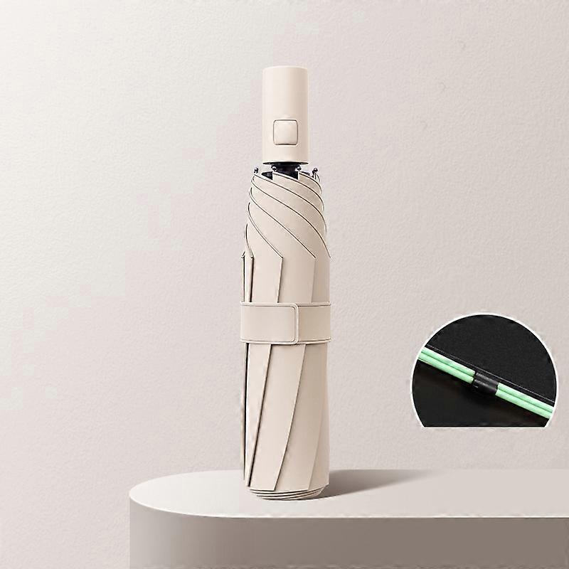 16 Bones Rain Shine Dual Use Automatic Umbrella Wind-resistant Reinforced Sunshade Umbrella