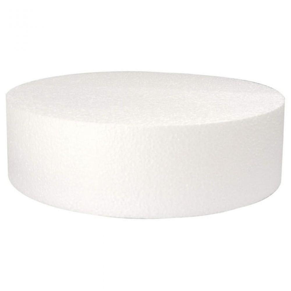 Round Cake Dummy, Styrene (18" x 3") Great for practicing cake decorating