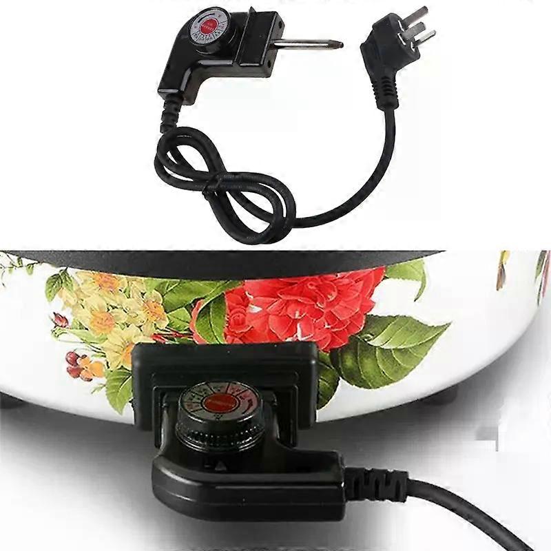Electric Griddle Heat Control Power Cord US/UK/EU/CN Plug Kitchen Appliances Replacement Cable Strong Connection