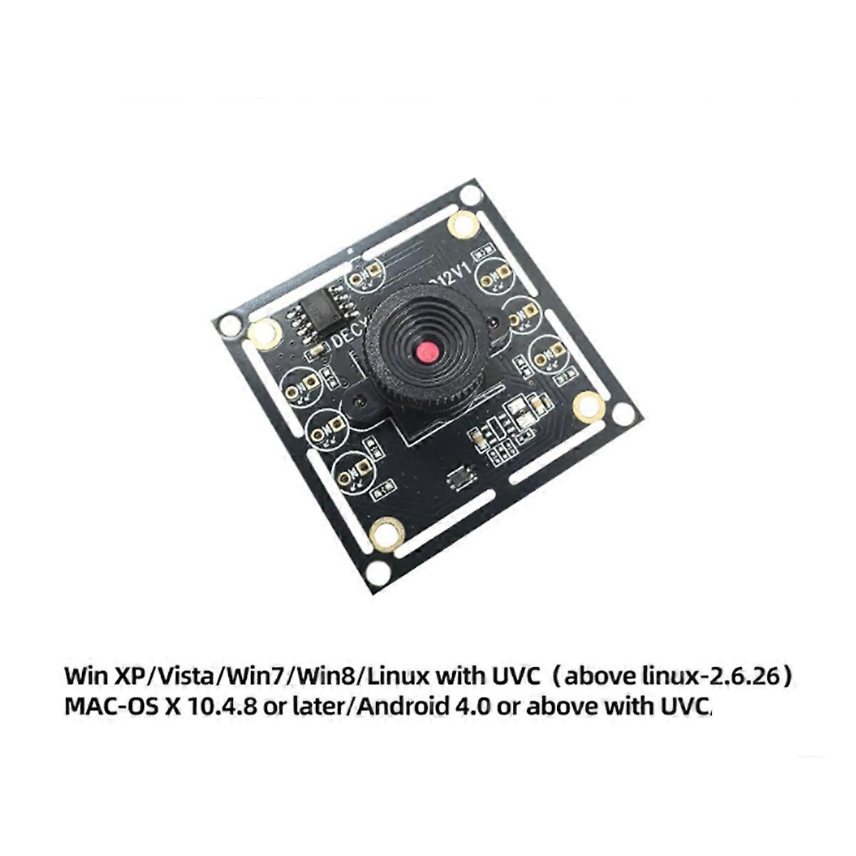 6Pcs 100 Degree Camera Module 1MP OV9732 1280x720 USB Free Driver Manual Focus,with 0.6 Meter Ca