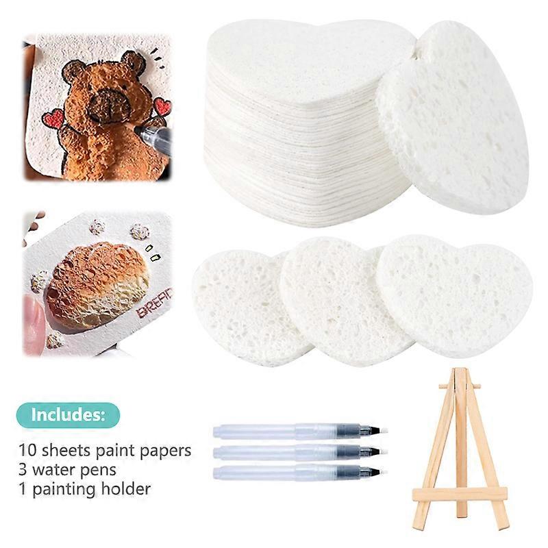 Magic Puffy Paint 3D Set - 12 Farben Mit Wasserstiften & Formen