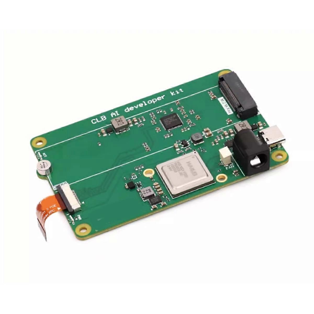 For Raspberry Pi 5 CLB AI DP Kit AI Kit for Raspberry Pi PCIE to M.2 Expansion Board Hailo-8 Kit for 2280 M.2 NVME SSD