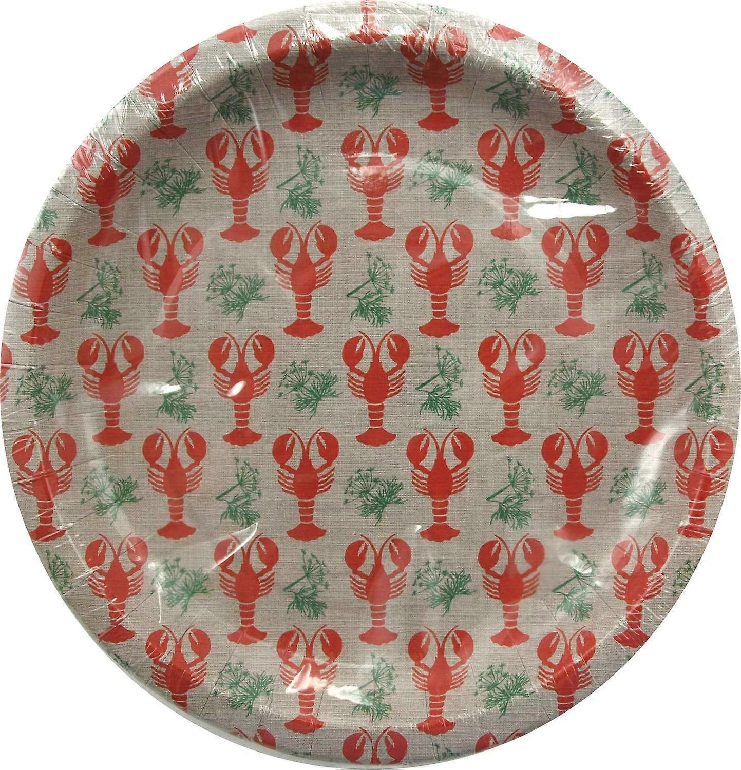 Papptallrik kräftskiva 8-pack