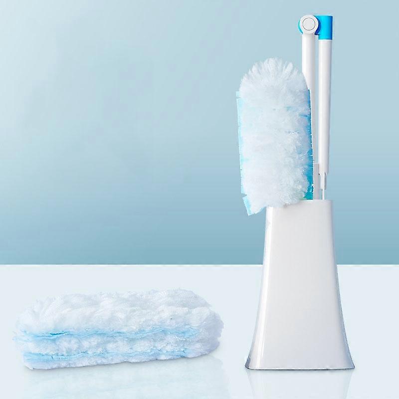 Disposable Household Vacuum Retractable Feather Duster, Style: With Base+2 Clothes