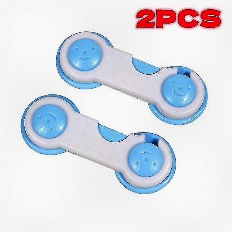 2pcs Adjustable Baby Proof Cabinet Locks for Child Safety, Multi-Purpose Anti-Pinch Drawer Protectors