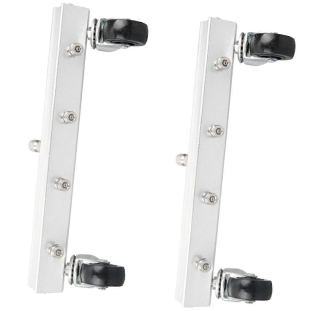 2x High Pressure Washer For Sidewalks With 4 Nozzles, 2 Casters Easy Control