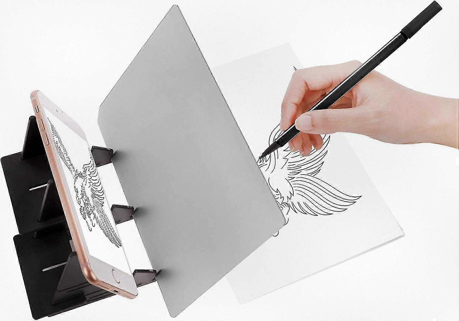 Creative Drawing Tracing Pad with Optical Projector for Projecting Images, Ideal for Art Stencils and Comic Illustrations with Phone Compatibility