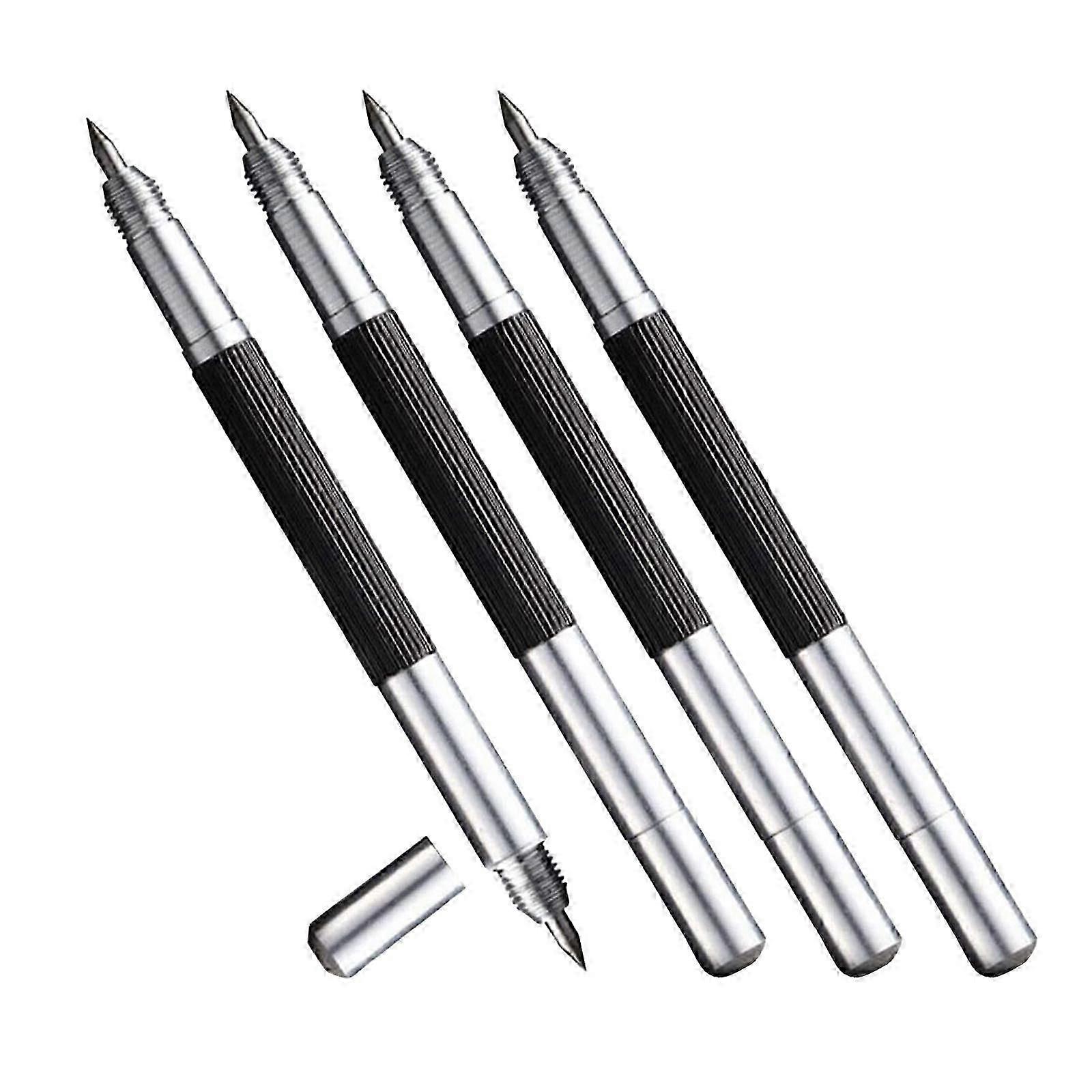 4 Pieces Engraving Marking Pen Tungsten Carbide Tip Scriber for Diamond