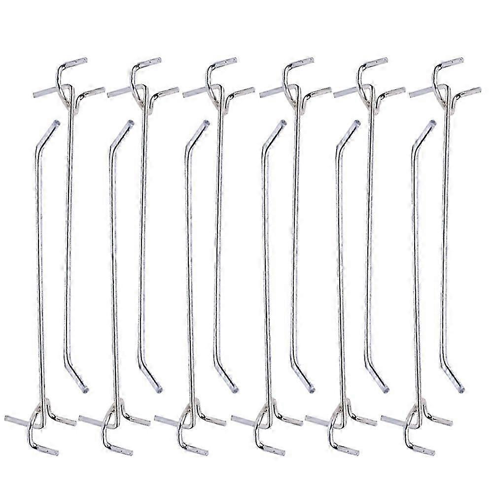 40Pcs Shelf Hook Supermarket Shelves Three Foot Hook Hole Board Hook Three Fork Triangular Hole Board Hook
