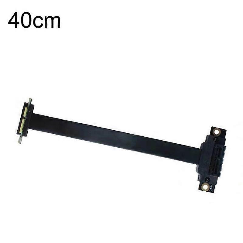 PCI-E 3.0 1X 90 Degrees Graphics Card / Wireless Network Card Extension Cable, Cable Length: 40cm