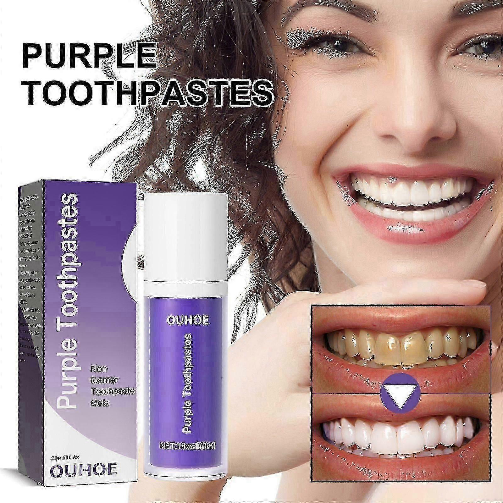 Tooth Whitening Toothpaste, Cleans Stains Care For Gums Fresh Breath And White Teeth Toothpaste