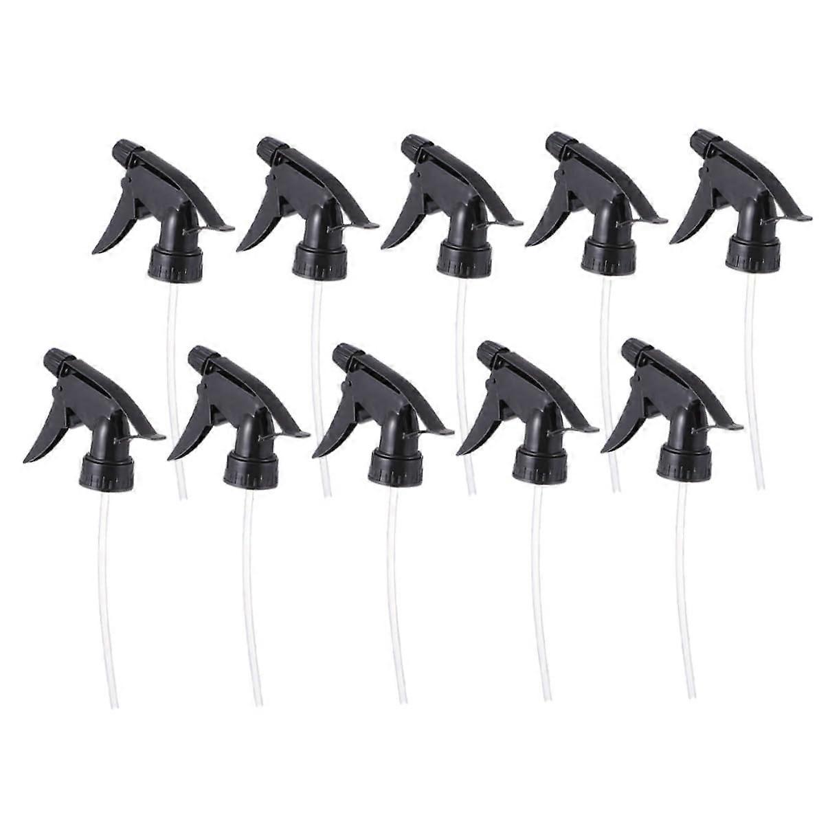 10pcs Spray Bottle Nozzle Sparkle Tops Nasal Sprayer Trigger Replacement Pumps