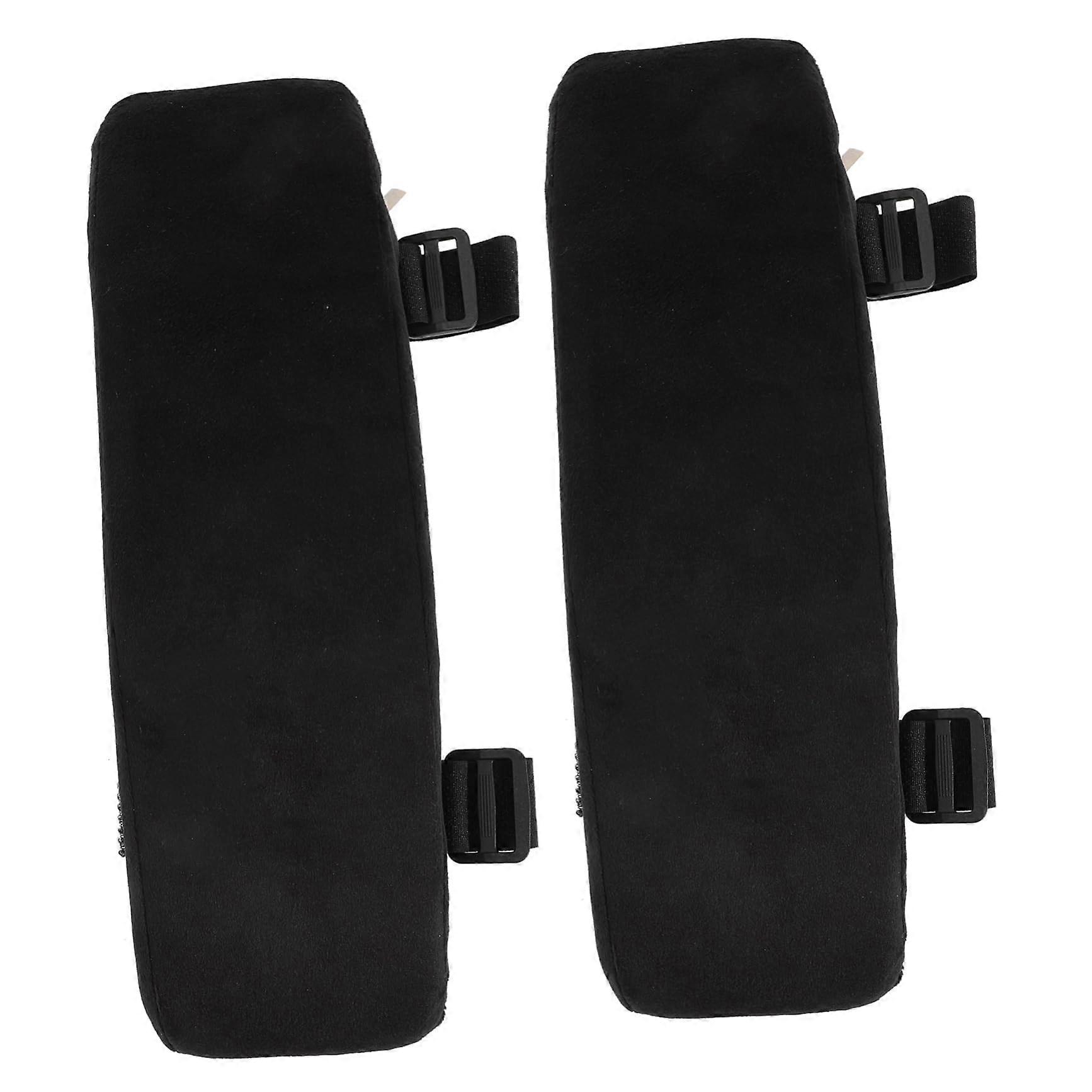 1Pair Replaceable Armrest Pads for Office and Gaming Chairs Non Slip to Cushion Elevate Arm Support Fit for Home and Office Use Classic