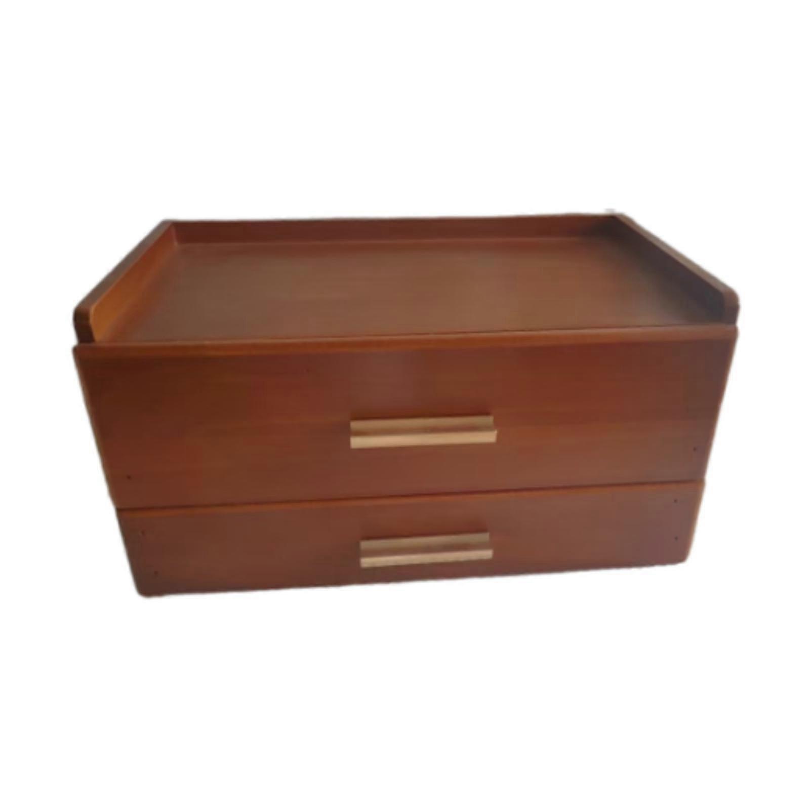 Coffee Pod Holder Capsule Drawer Double Tier Stackable Multifunctional Desktop