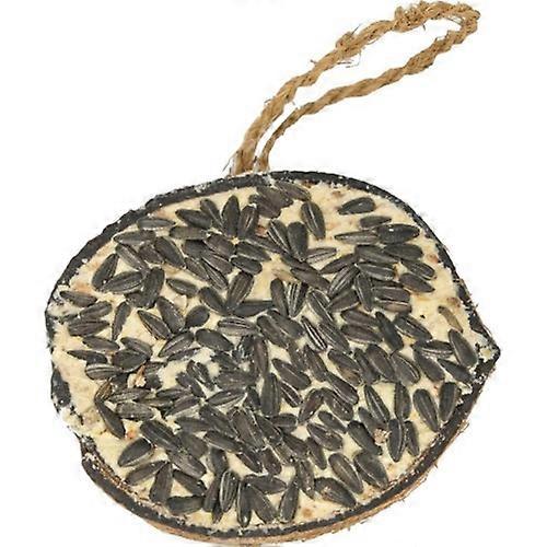 A&E Cage Company Garden And Fun Half Coconut With Suet And Black Oil Sunflower Bird Treat, 1 Count / 290 Grams
