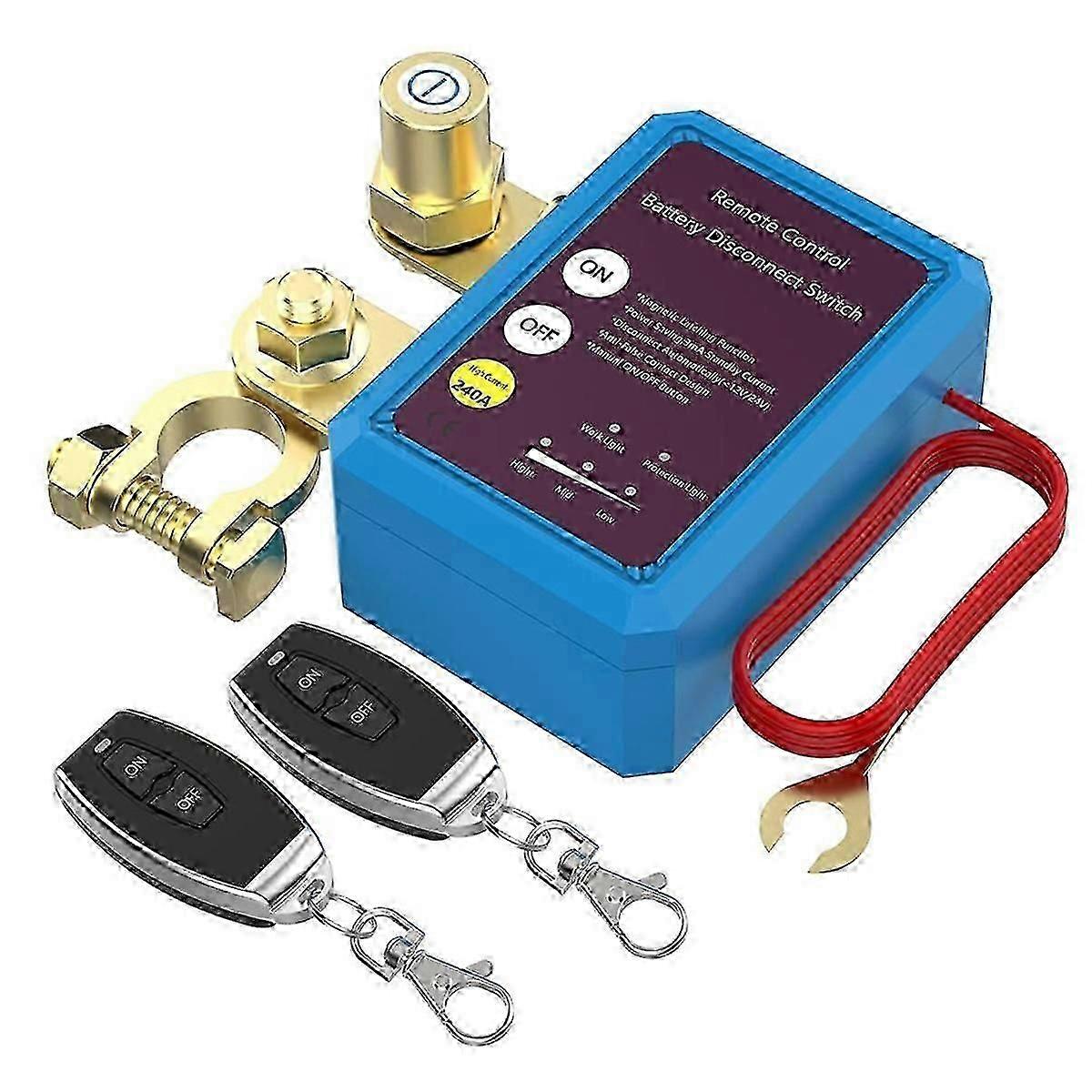 12v 240a Remote Battery Disconnect Switch Anti Marine Rv Atv