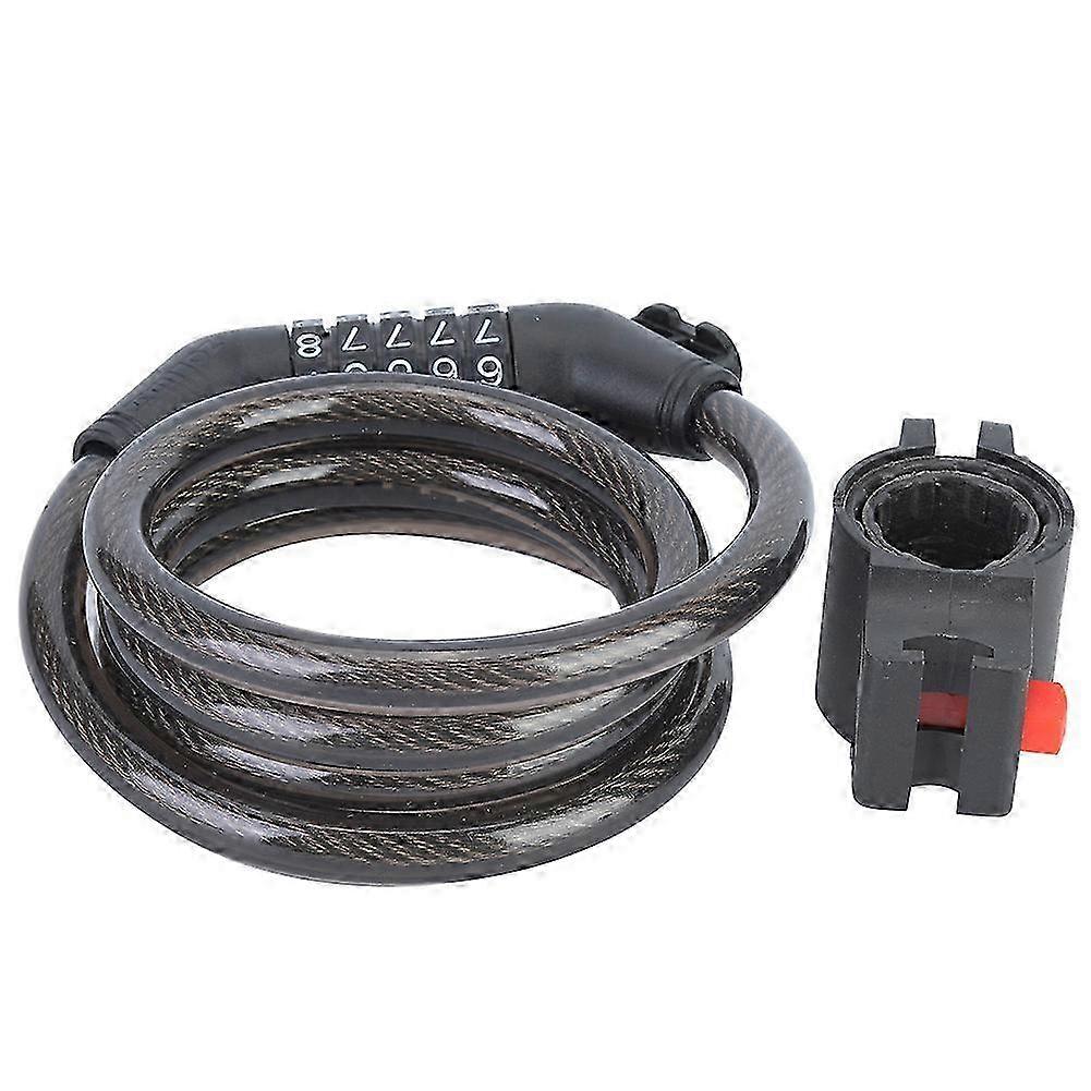 5 Digits Code Bicycle Cable Anti-Theft Chain Lock Safety Security