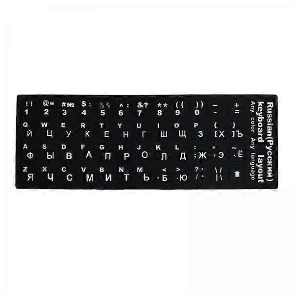 4xKeyboard Letters Stickers, Laptop Keyboard Stickers, Black Background Keyboard
