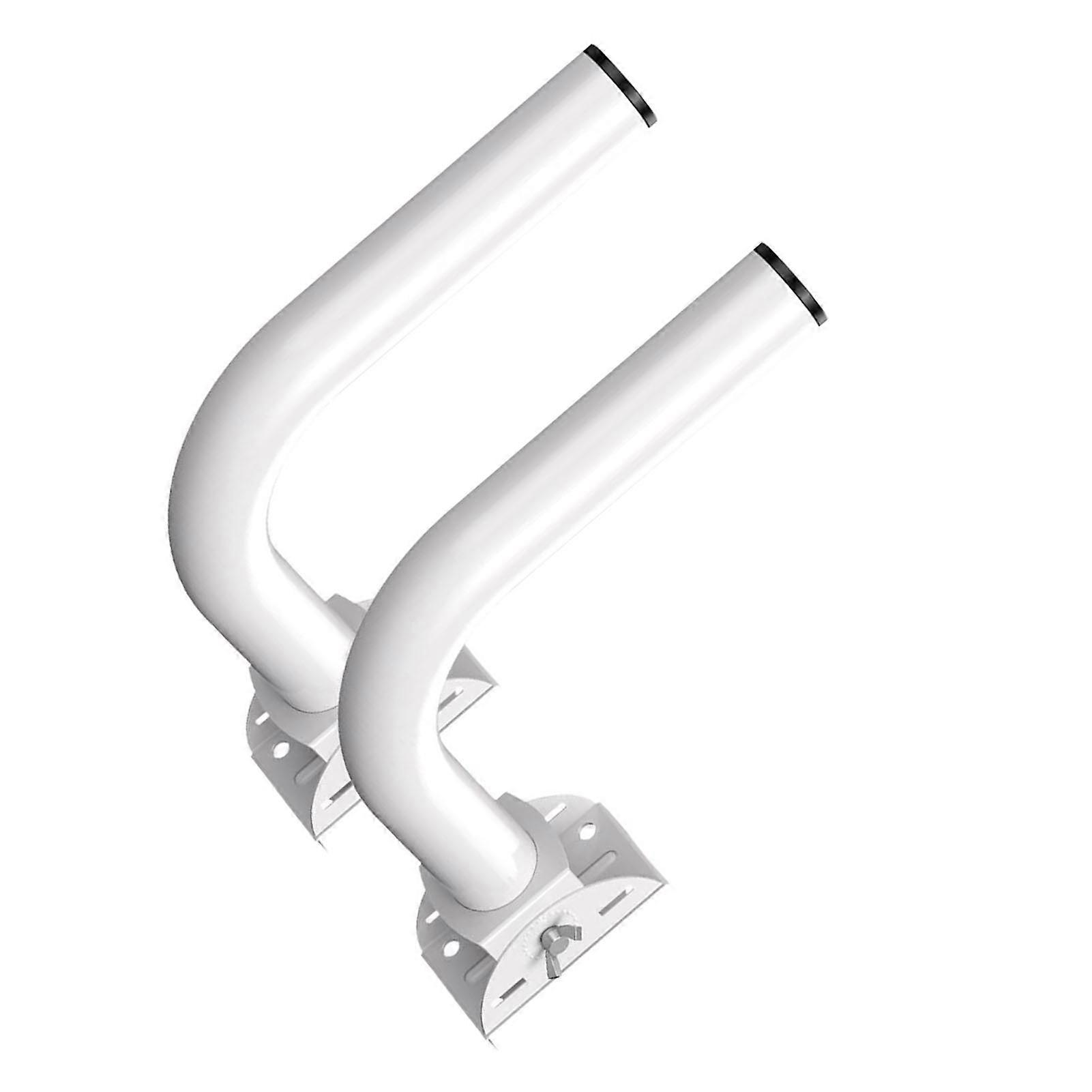 2Pcs Wireless Bridge Bracket Mount 150° Adjustable Stainless Steel Universal J Pole Mount Accessory 
