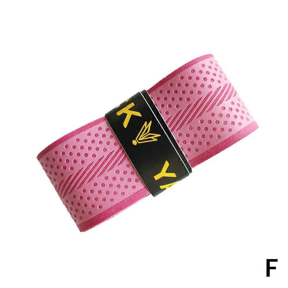 2pcs pink (F)$Golf grip straps Badminton racket grip tape Sweat-absorbing tape Tennis racket Fishing rod wrapping tape