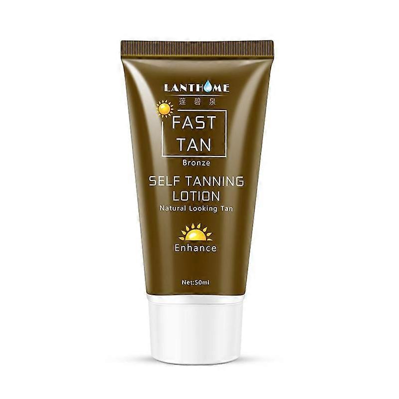 Sunless Tanning Cream 50ml Natural Self Tanner Body Moisturizer Dark Bronzer