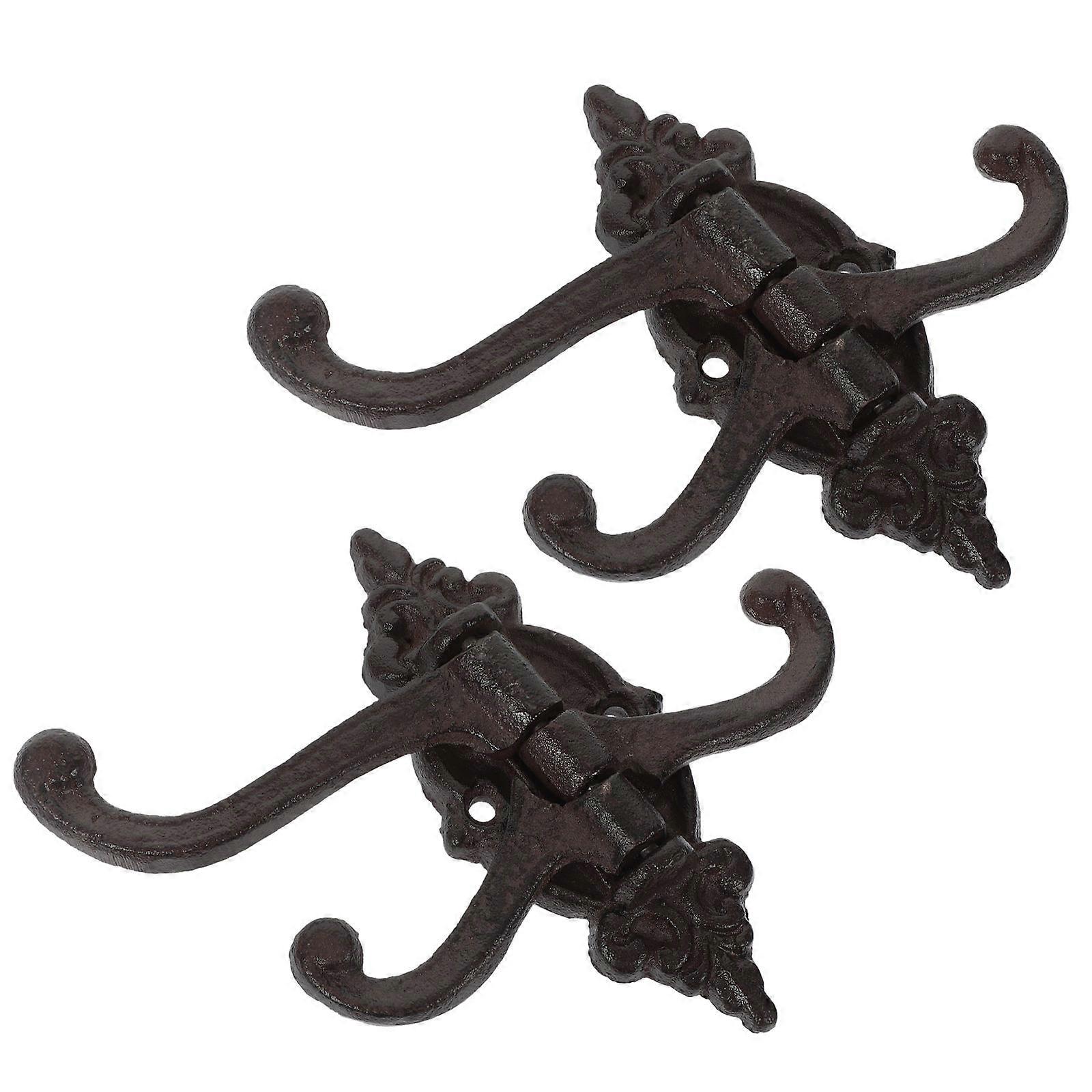 Robust Cast Iron Hooks with Smooth Finish for Everyday Practical Applications