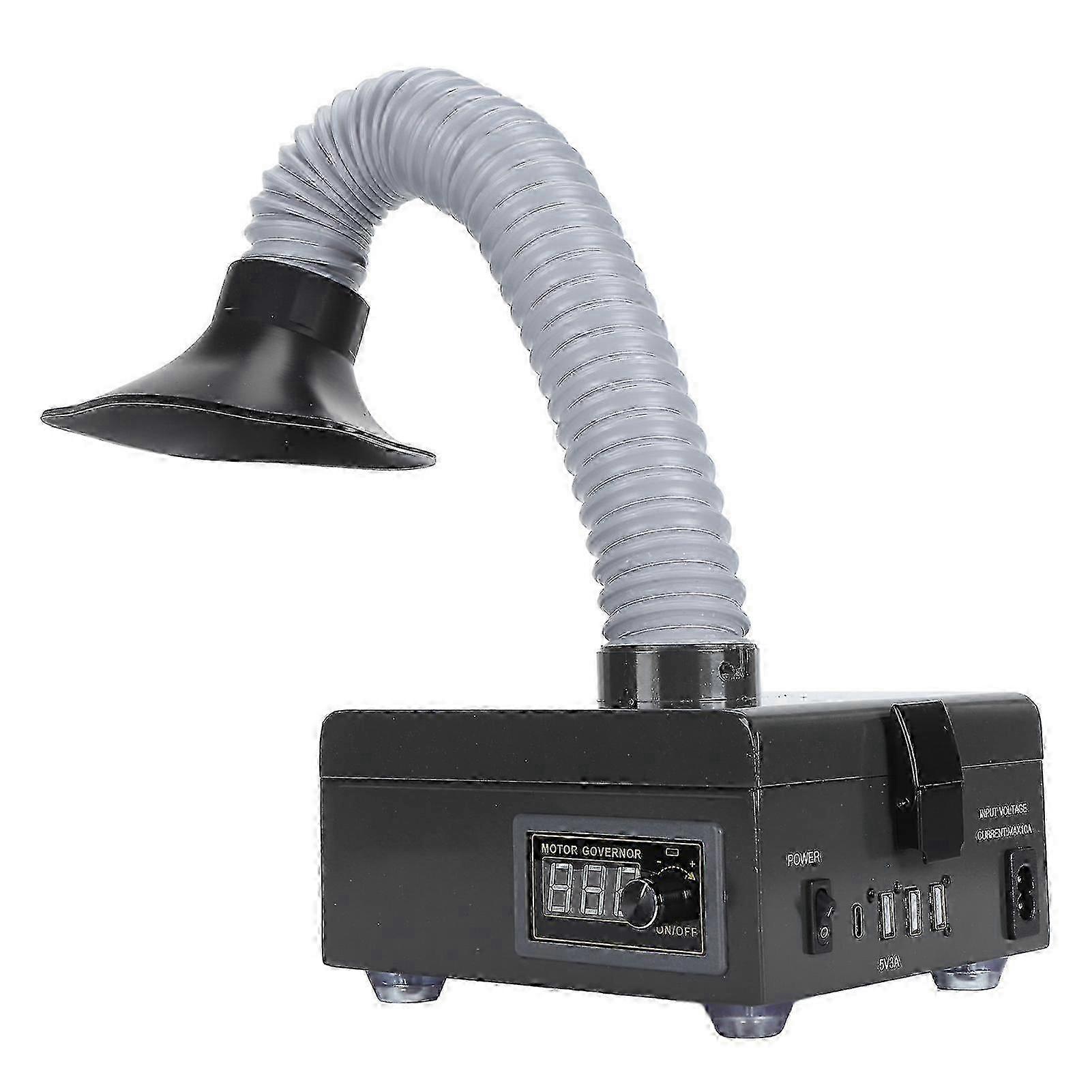 150W 3-Stage Filtration System Solder Fume Extractor with 7000RPM for DIY Projects, Compatible with Various Electric Irons and Welding Appli