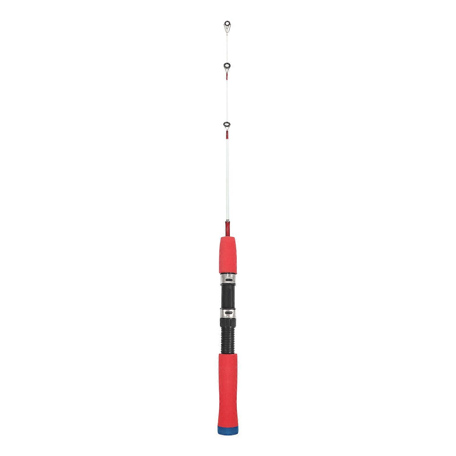Portable Ice Fishing Rod for Outdoor Use with Resin Material and AntiEntanglement Design Assorted Color