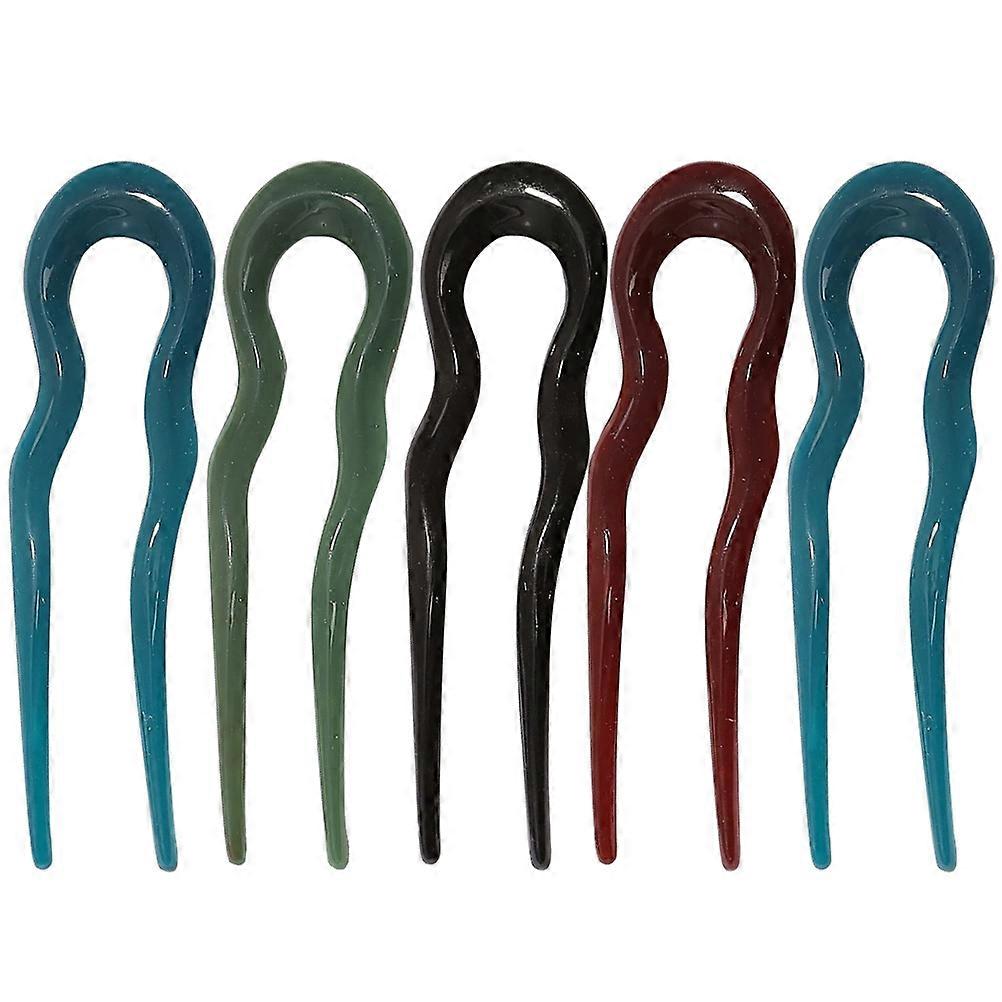 Classic U-shaped hairpins for women,stylish tools for buns and thick hair,easy to use