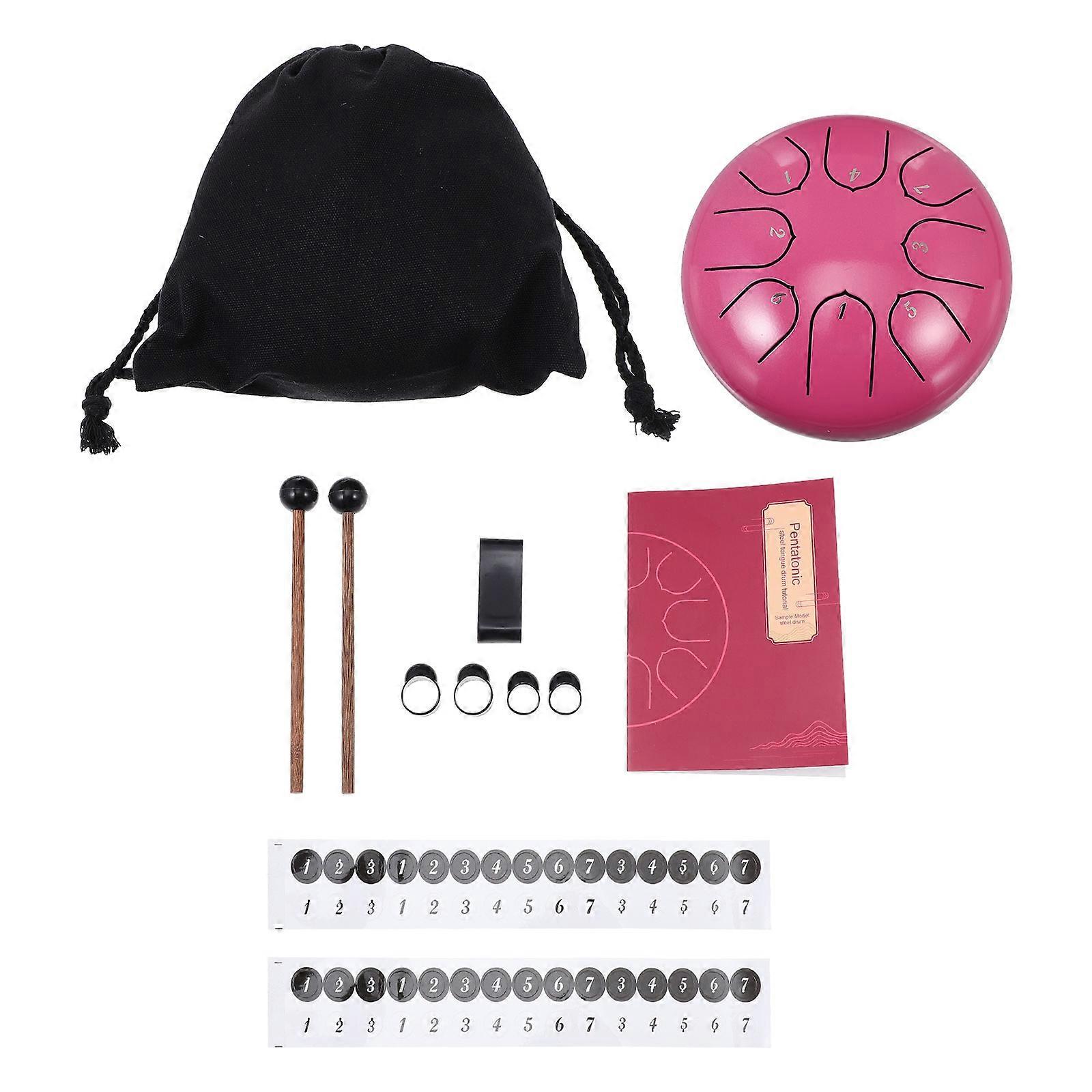 Ethereal Drum Sound Lotus Style Steel Tongue Drum Portable Musical Instrument for Meditation, Yoga, and Relaxation with Melodious Tone