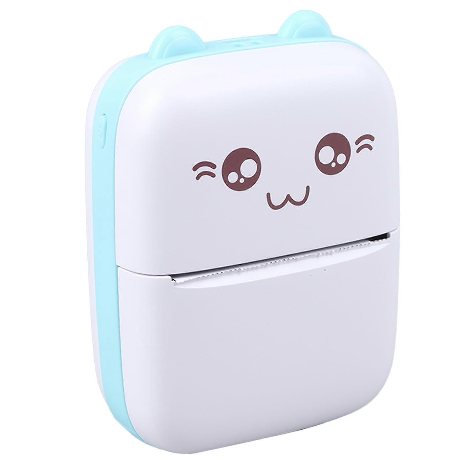 Portable Printer Mini Pocket Wireless Thermal Printer for Photo Label Receipt Study Notes Home School Office 