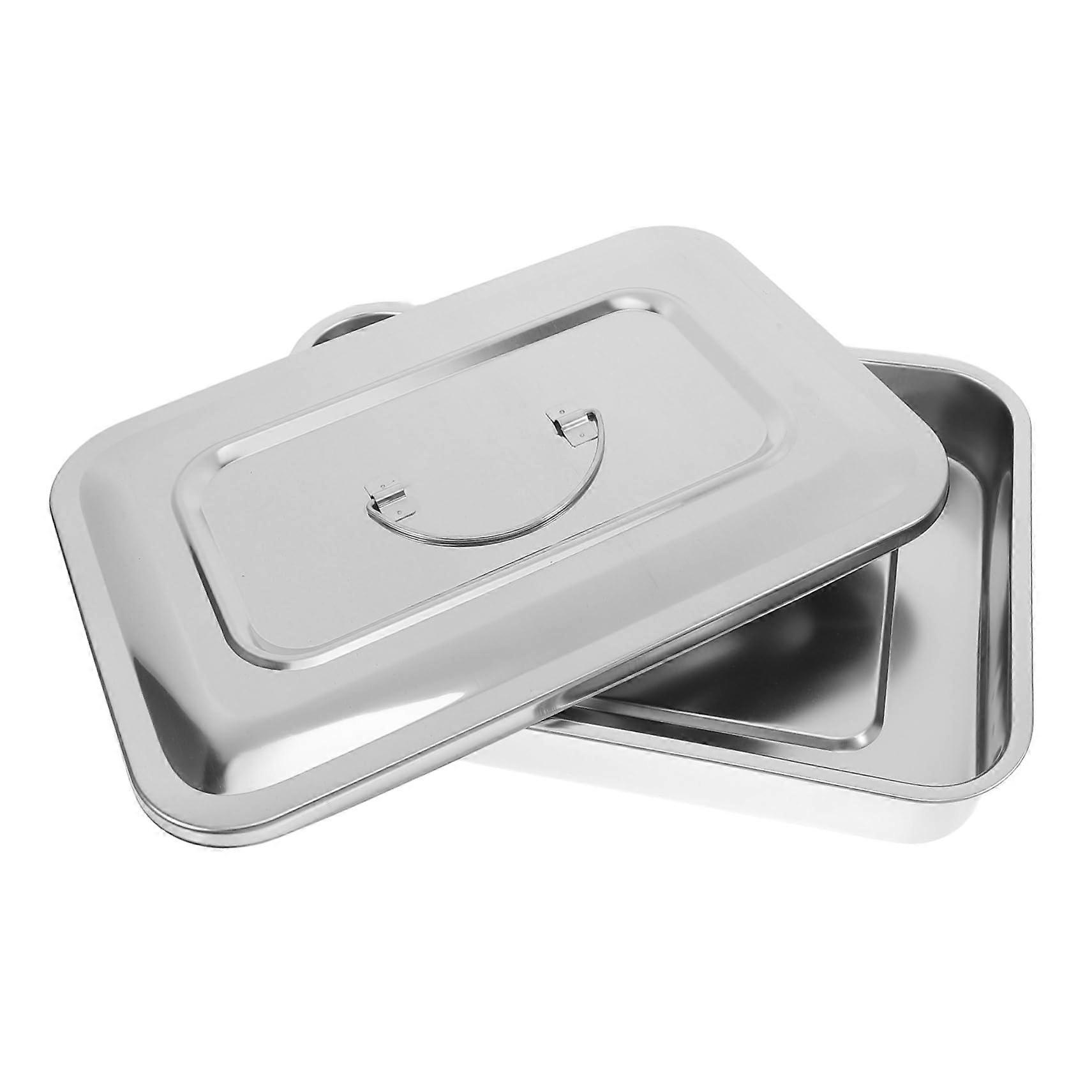 Storage box for medical truments Rectangular Disinfection container with lid for clinics hospitals High temperature resistant Leakproof