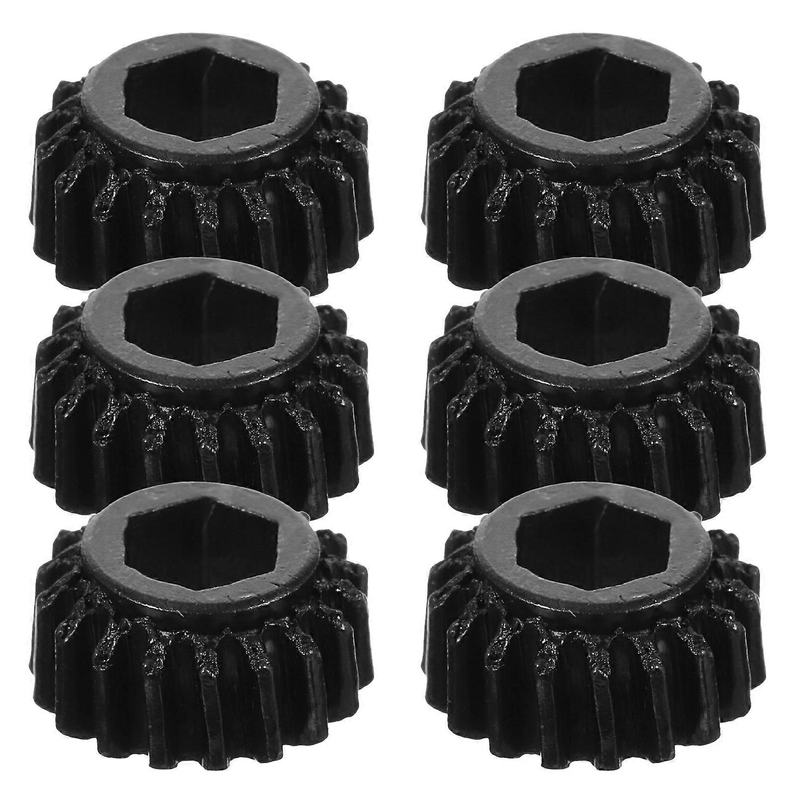 Gitarr Tuning Elgitarr Huvudknapp Gear För Gitarr Tuning Sexkantigt Hål 6st