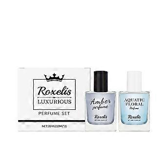 1pcs Roxelis Luxury Eau De Toilette Set Warm Amber Scent And Fresh Aquatic Floral Luxury Style Gift Box Exquisite Set
