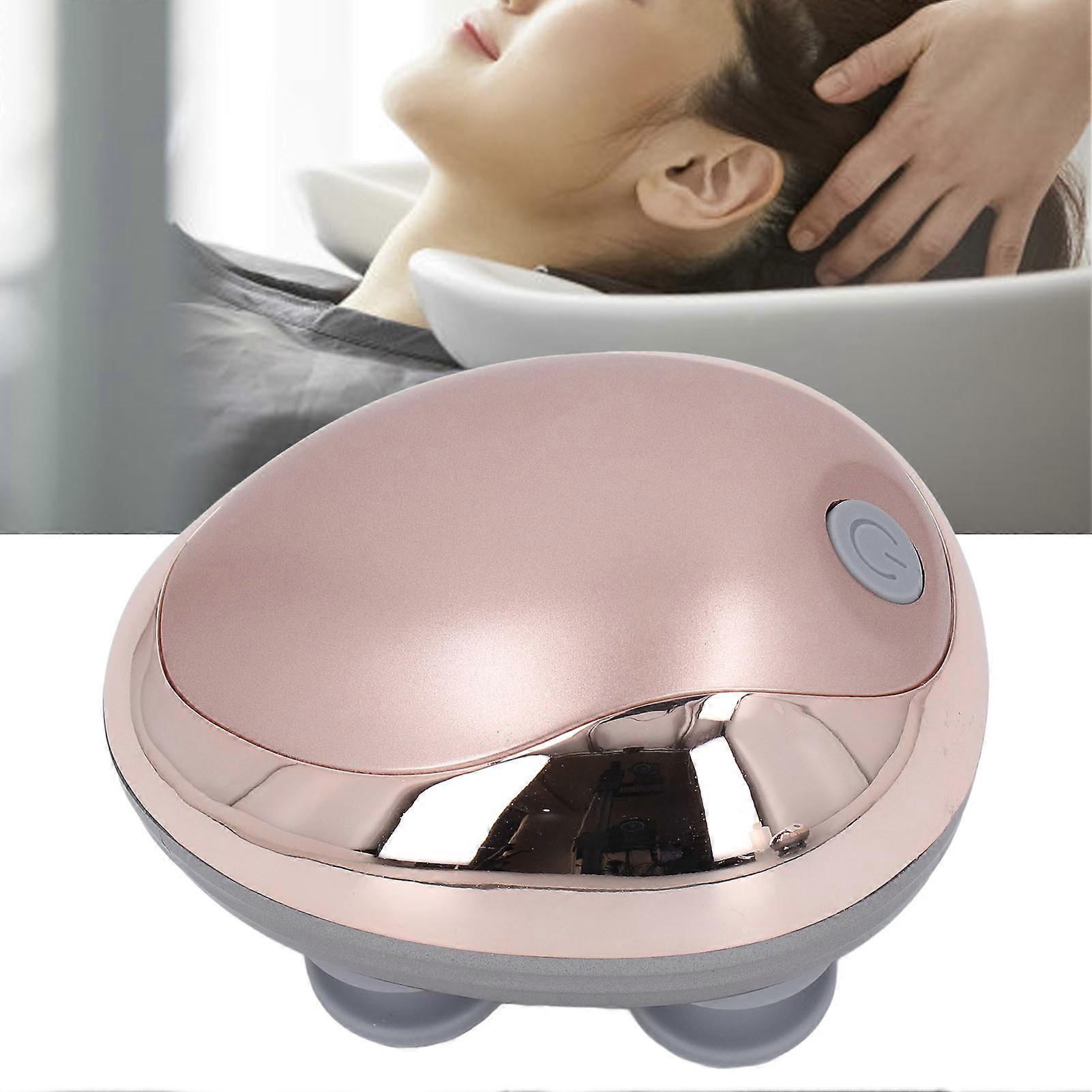 מכשיר לעיסוי קרקפת חשמלי רב תכליתי לישה אלחוטי נטענת מיני ראש לעיסוי