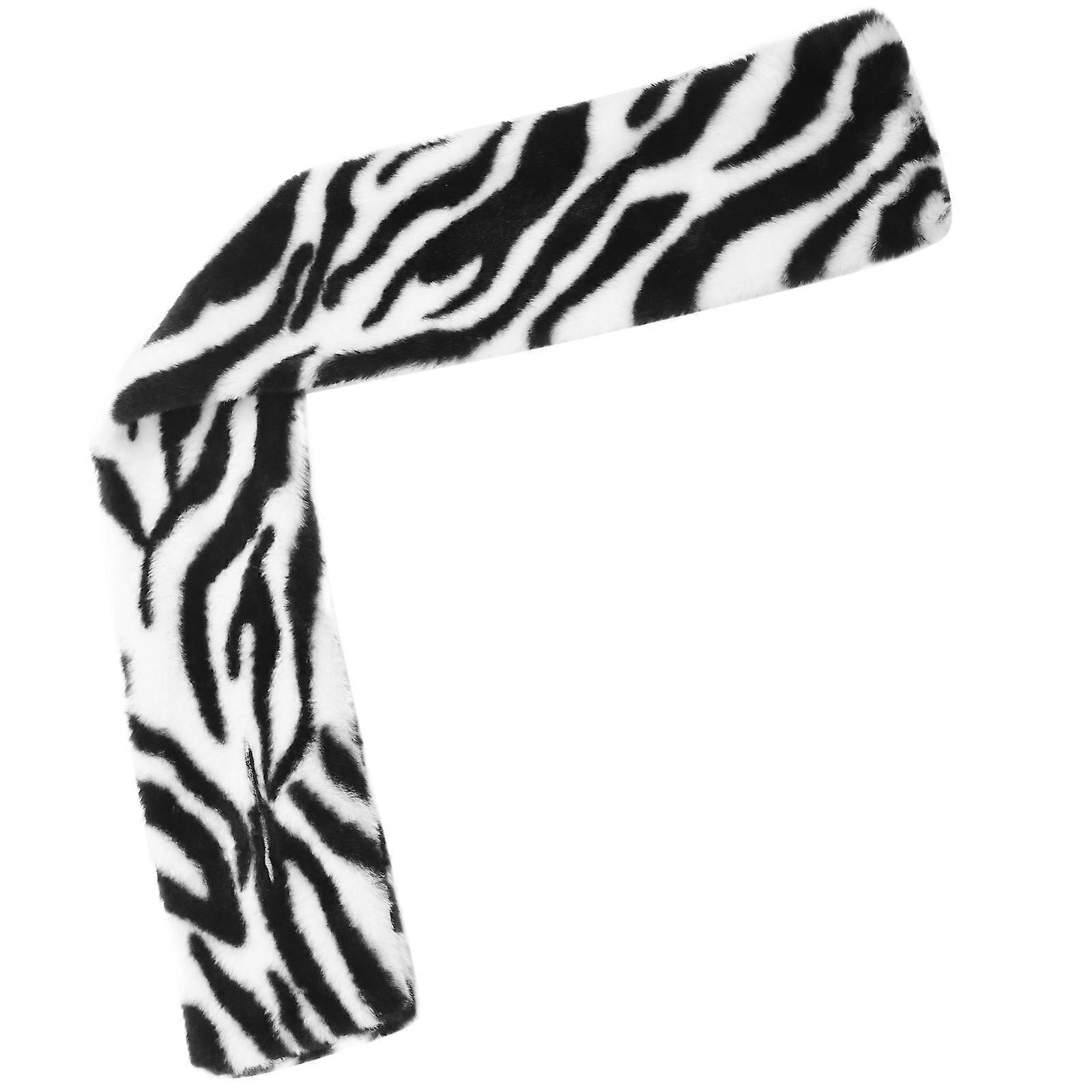 Ladies Winter Scarf Warmth Non-shedding Multi-colored Stripes Versatile 1Set