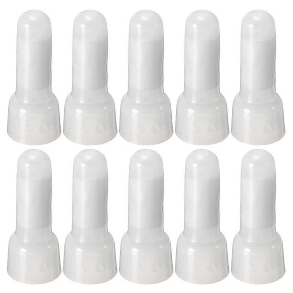 Splicing Wire Connectors White 100Pcs 16-14 Awg Closed End For Security Installations Wire Connection