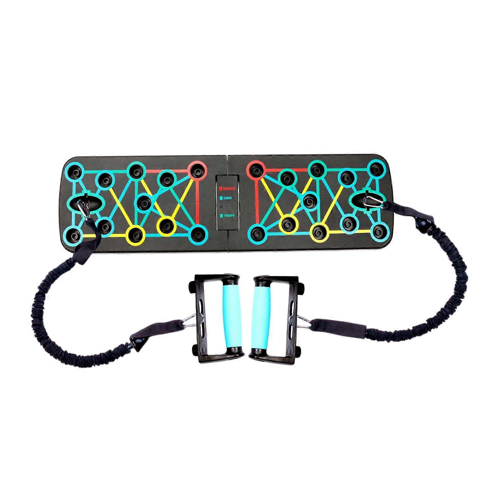 Foldable Push Up Board For Home Gym - Portable, Compact Design, Upper Body Strength Tool