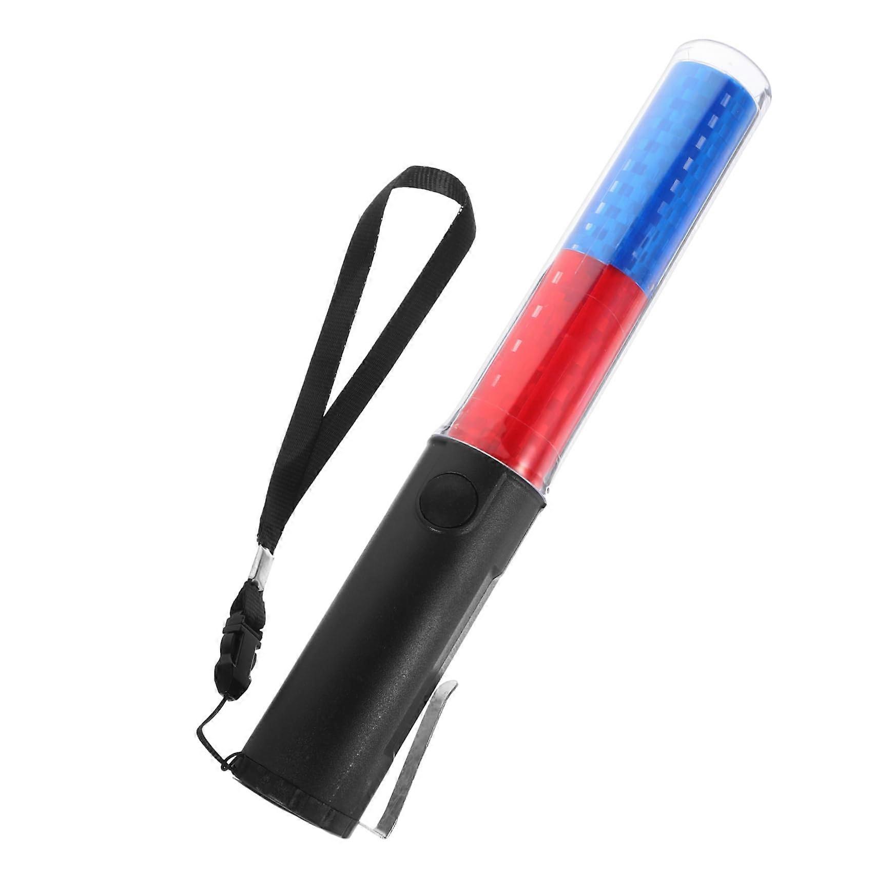 Luminous Stick for Concerts Events Reusable LED Cheering Stick with Hook Luminous Stick for Fans Red Blue for Visibility