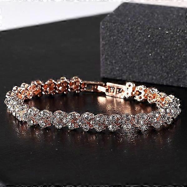 Brățară de cristal de modă [Rose Gold]