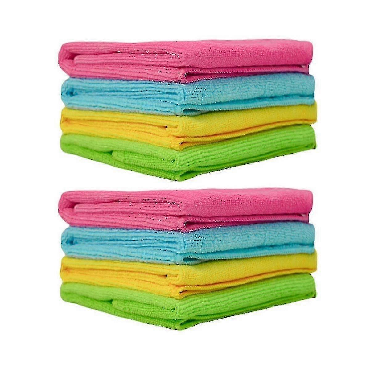 Microfiber Knit Absorbent Kitchen Dish Car Cleaning Towel