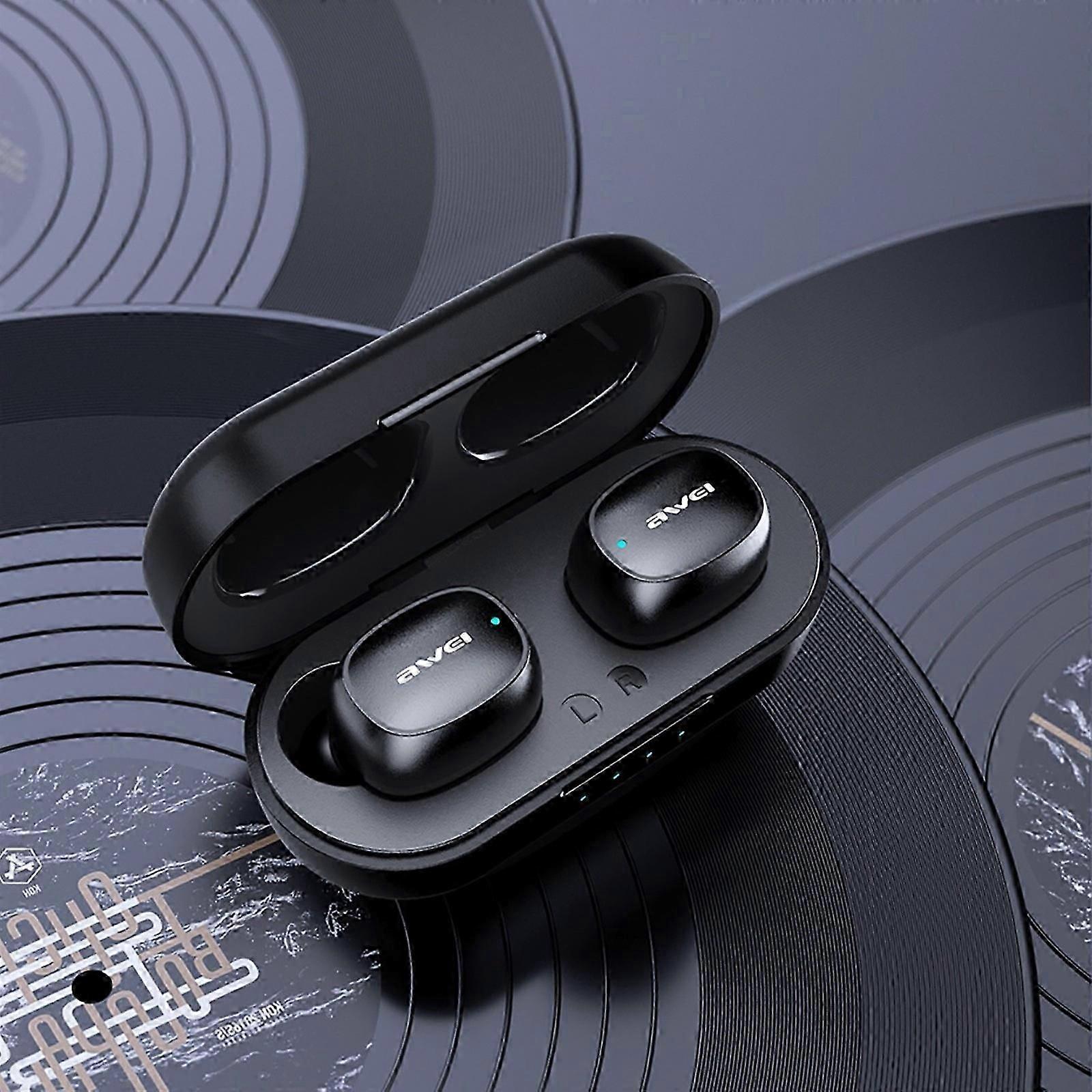 T13 Mini Bluetooth Headset Wireless Bump Control In Ear Black Technology