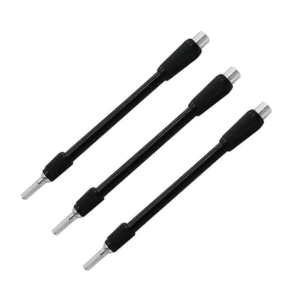 Flexible Shaft Adapter Drill Bit Extensions Electric Drill Tools Diy Projects 3Pcs Black 129mm Screw Driving