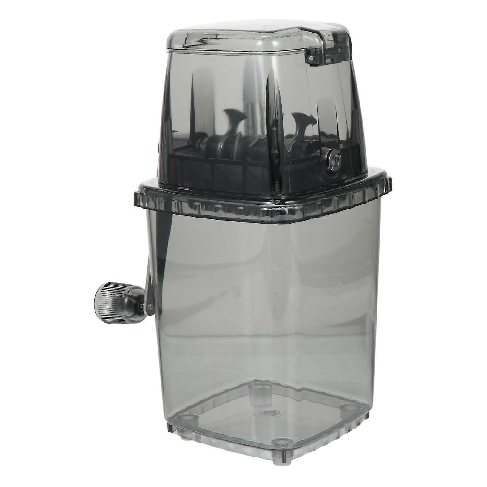 Manual Ice Shredder for Home Hand Crank Ice Crusher Multifunctional Ice Maker for Slush Snow Cones and Frozen Drinks No Electricity