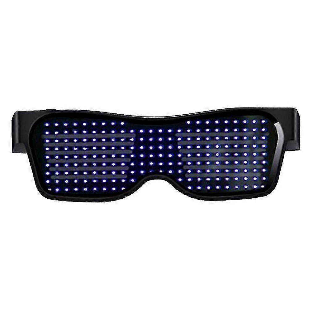 Magic Flash Led Party Glasses App Bluetooth Control Luminous DJ Sunglasses