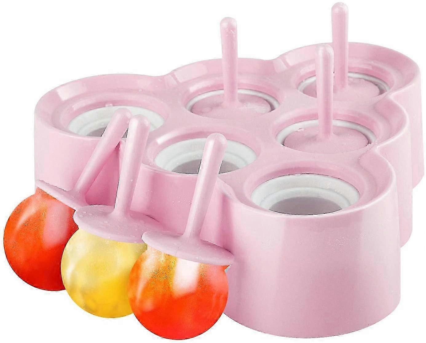 DIY 6-Cavity Silicone Popsicle Molds for Summer Fun