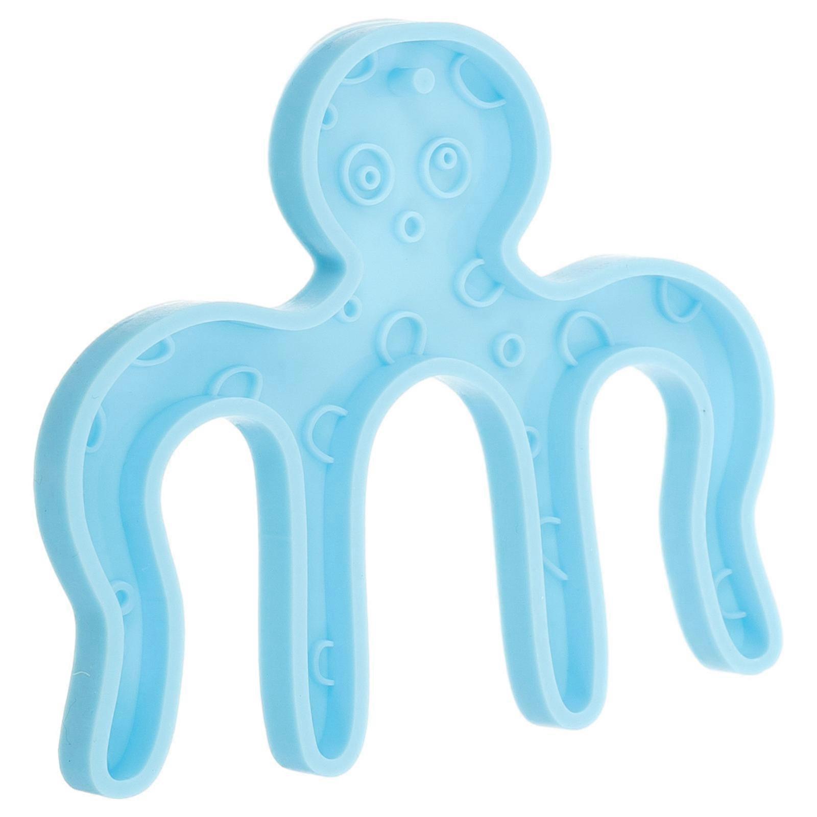 كليب الموسيقى العفن قابل لإعادة الاستخدام سيليكون كليب الموسيقى العفن DIY الحرفية صنع 9.5x7.5 سم الأزرق حفلة عيد الميلاد 1 مجموعة