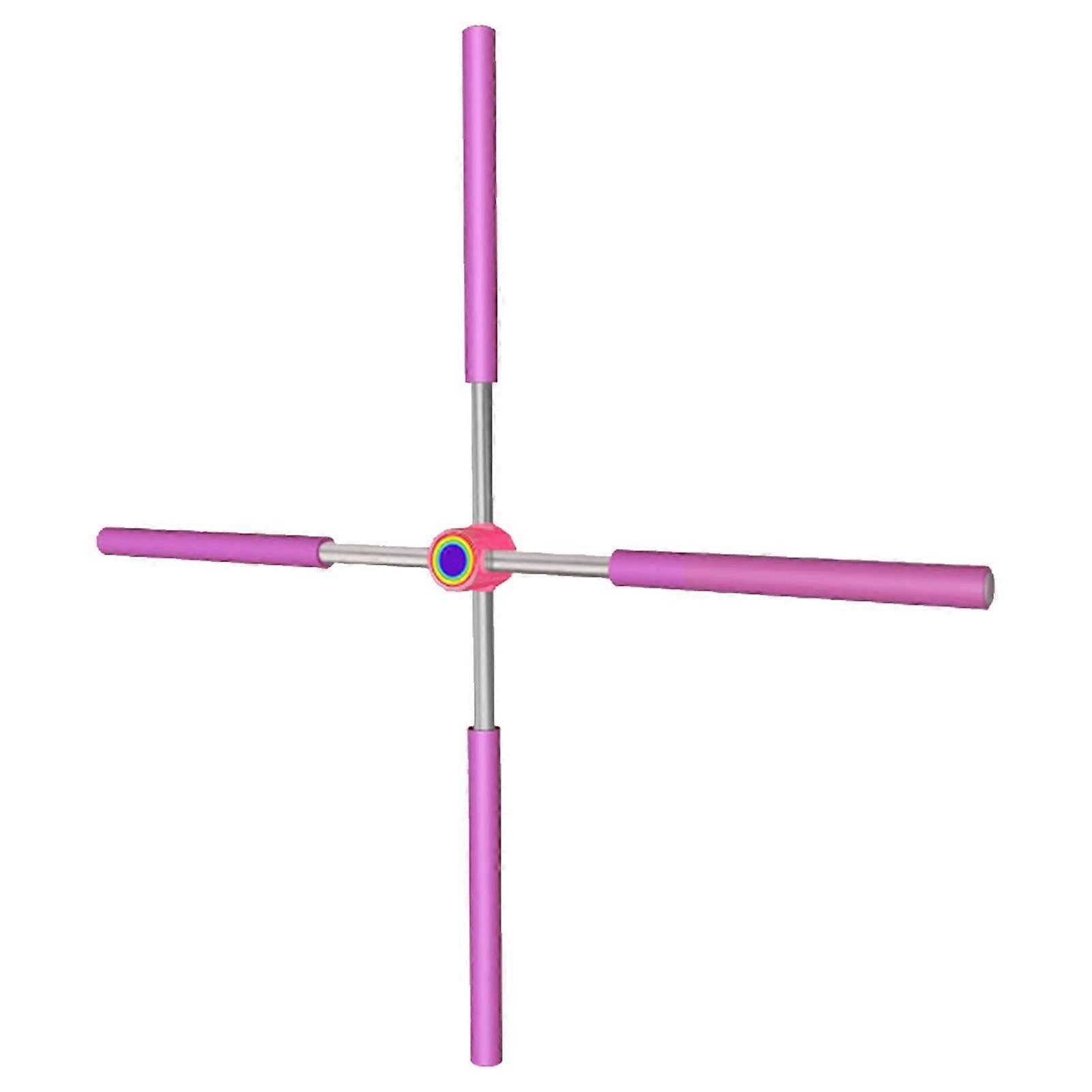 Posture Correction Bar for Adults and Children, Removable Retractable Back Support, Adjustable Purple Posture Corrector