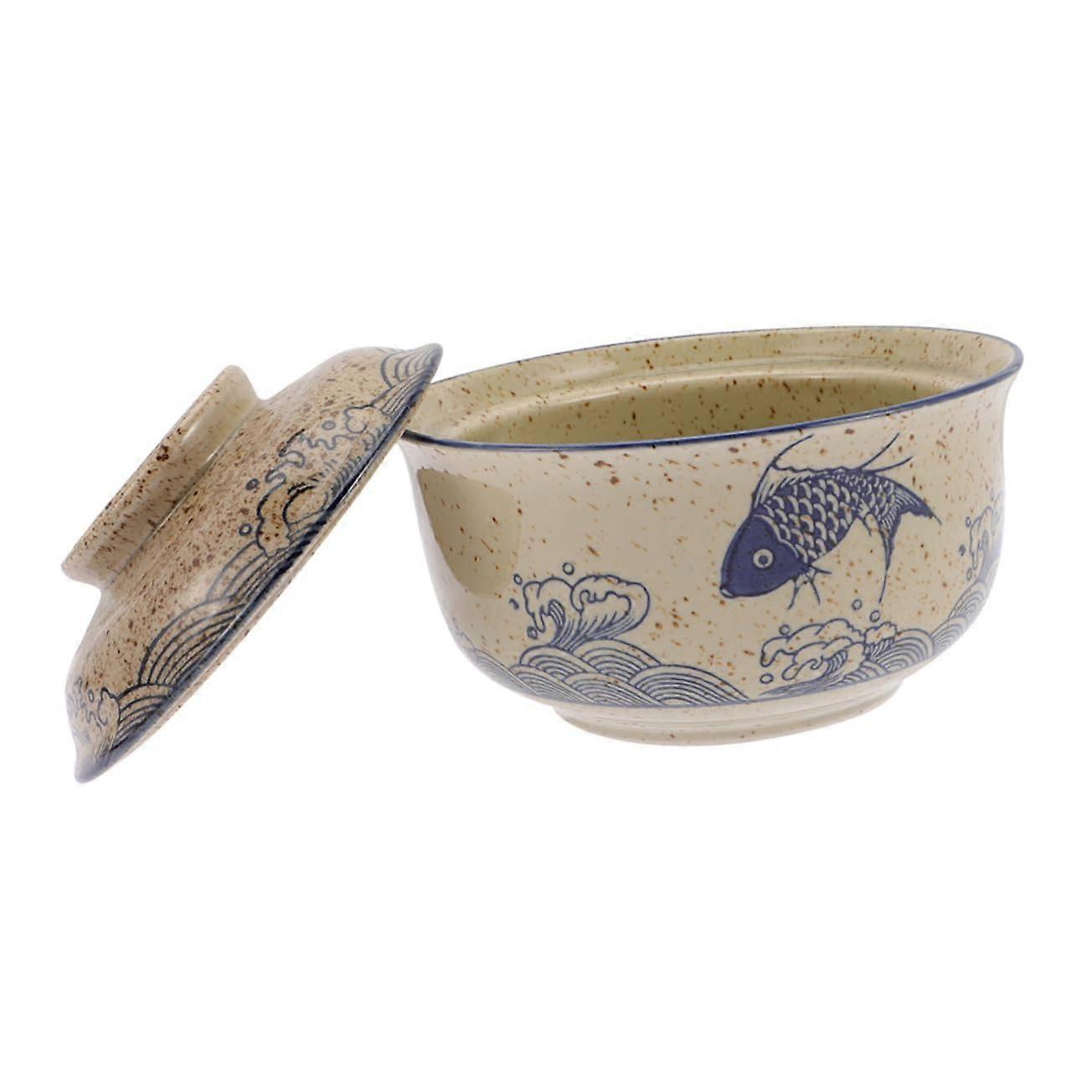 Keramic soup bowl Japanese Ramen bowl Light and